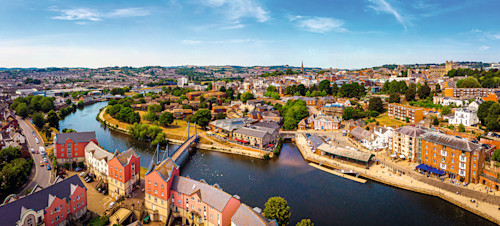 Exeter from above