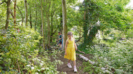 Woodland areas are nature's own playgrounds and the one at Kent Coast is great for exploring
