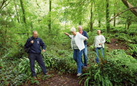 National Park Rangers at Lydstep Beach