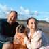 A couple with their dog
