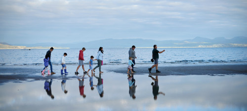 Exploring the beach by Hafan y Môr