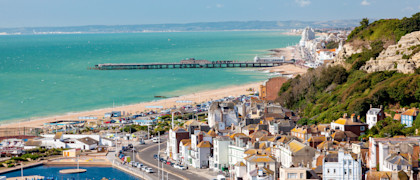 Views over Hastings, Sussex