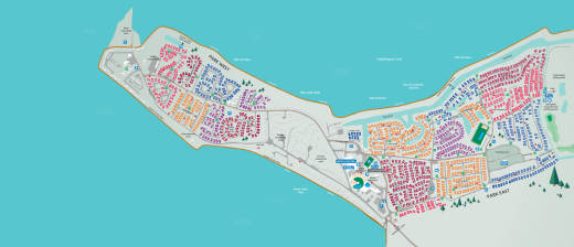 Map of Orchards Holiday Village