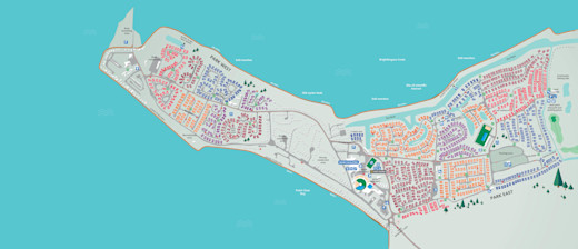 Map of Static Caravans for sale at Orchards Holiday Village