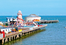 View of Clacton Pier from Tom Peppers