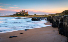 Bamburgh beach, Northumberland