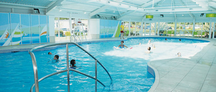 Indoor pool at Weymouth Bay