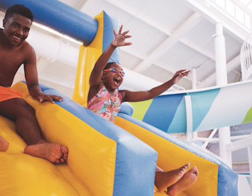 A fun-filled session in the pool.