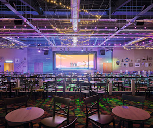 Prime view of the stage from inside the incredible Marina Bar & Stage entertainment venue