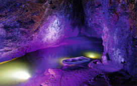 Wookey Holes Caves in Somerset.