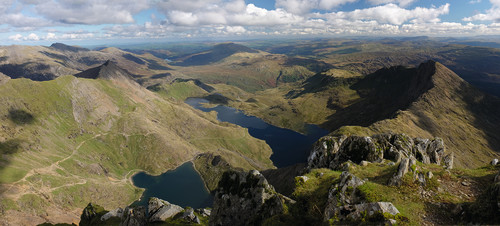 View from Snowdon Summit