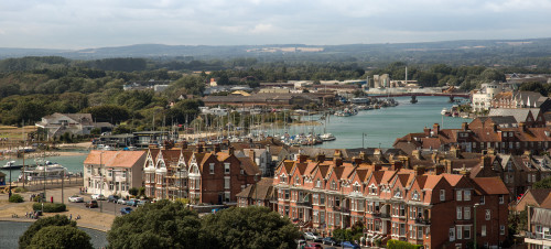 Littlehampton aerial view