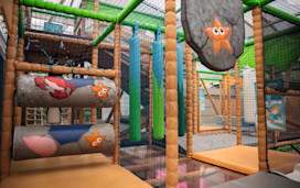 Soft play areas at Haven Haggerston Castle, Northumberland.