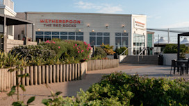 The Red Rocks Wetherspoon pub at Devon Cliffs