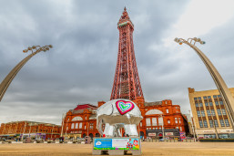Follow the Elmer sculpture trail in Blackpool