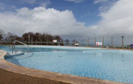 Outdoor pool at Quay West