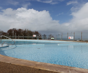 Outdoor pool at Quay West
