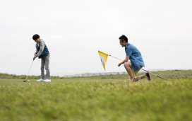 18-hole golf at Magdalene Fields next door to Berwick