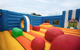 Lose yourself in the inflatable action!