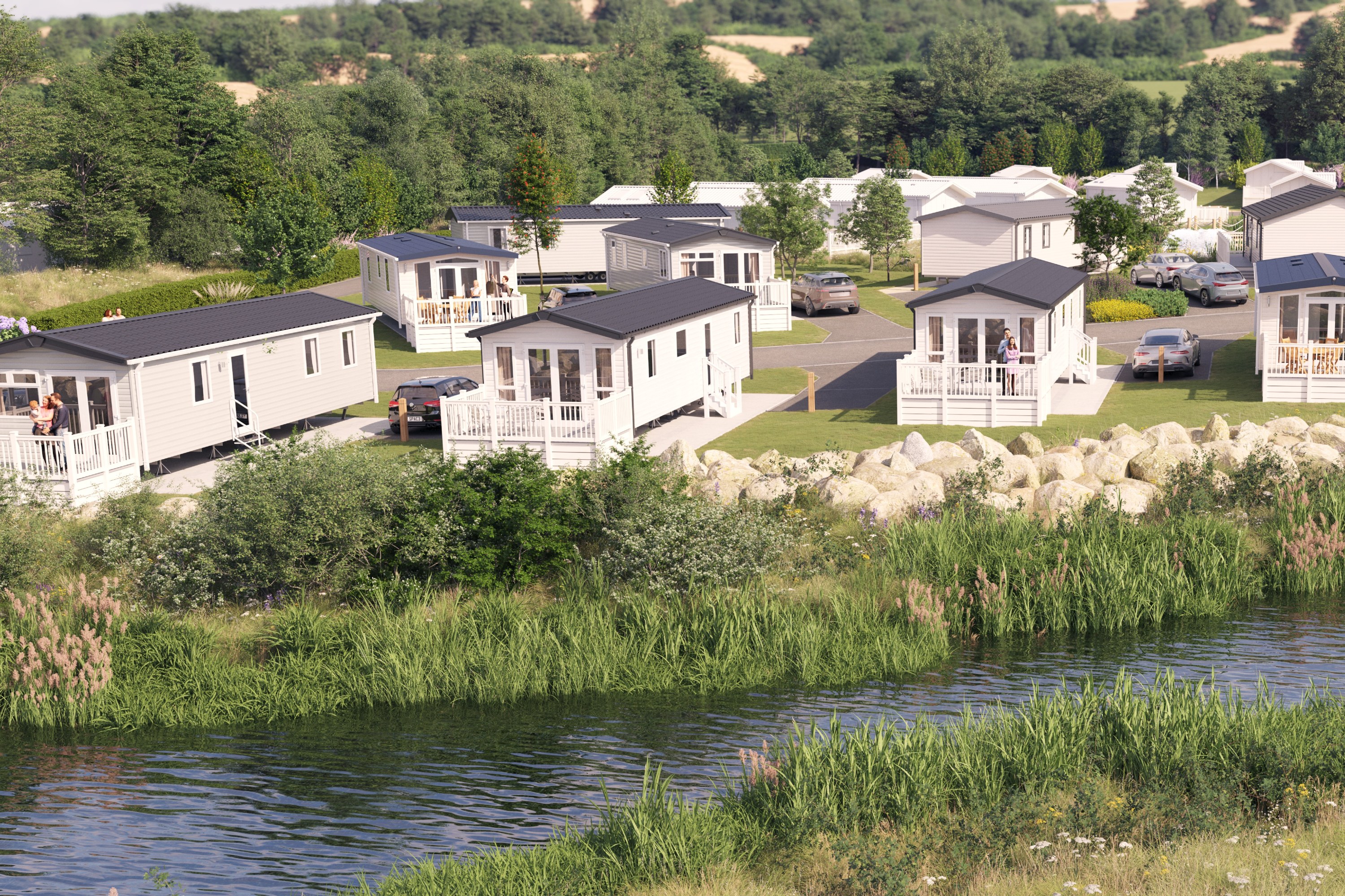 Kingfisher Way and River View developments will open soon at Haven Doniford Bay Holiday Park.