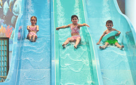 The indoor slide at Primrose Valley