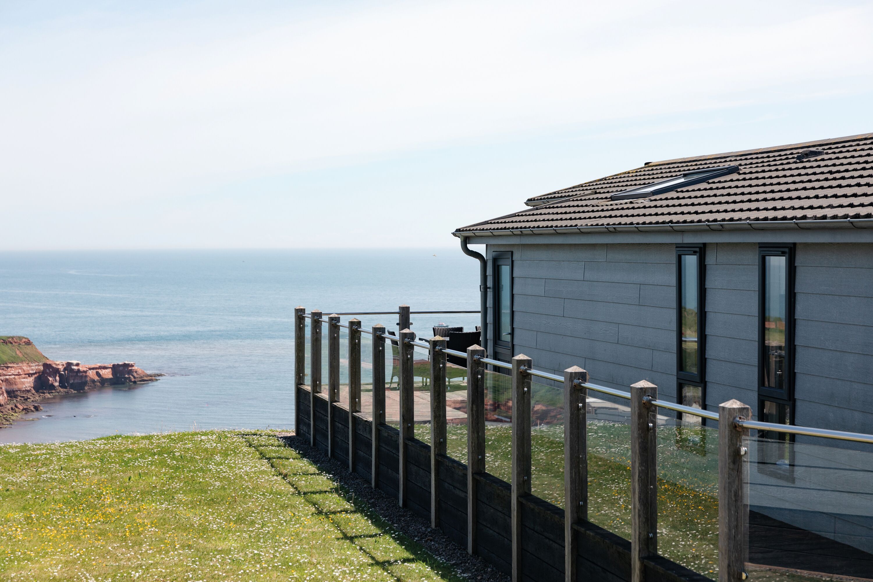 Stunning sea view from the lodge retreat