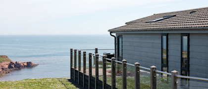 Stunning sea view from the lodge retreat