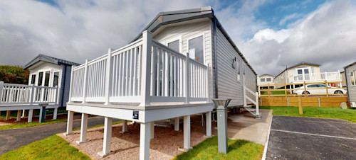 Representative image of a Gold air-conditioned caravan.