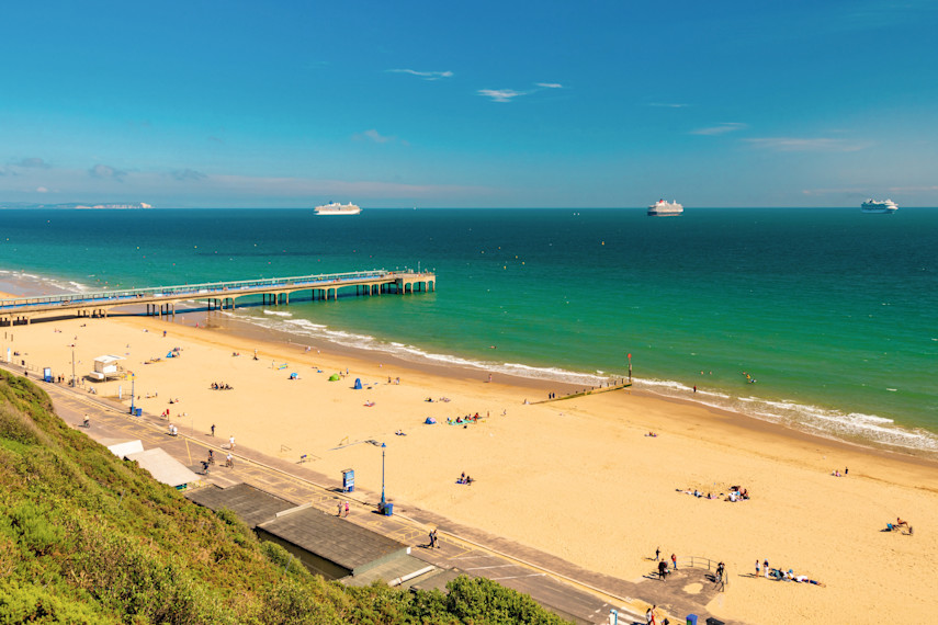 2. Fun in the sun for everyone at Boscombe Beach