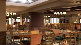 Computer-generated image of the new J D Wetherspoon pub at Haggerston Castle
