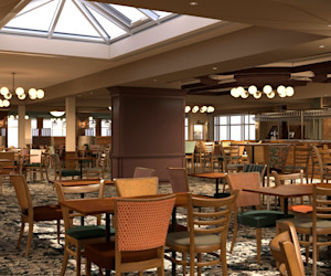 Computer-generated image of the new J D Wetherspoon pub at Haggerston Castle