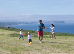 Clifftop walks with sea views at Blue Dolphin