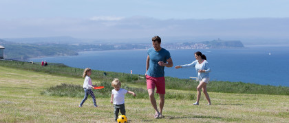 Clifftop walks with sea views at Blue Dolphin