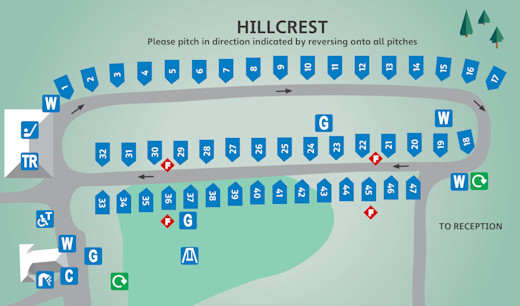 Map of Reighton Sands Touring