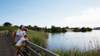 Pagham Lagoon next door at Church Farm