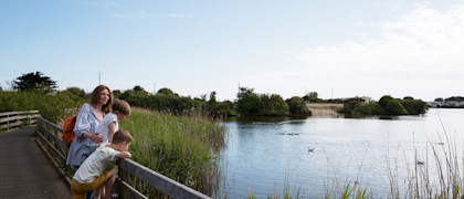 Pagham Lagoon next door at Church Farm