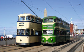 Heritage trams in Blackpool
