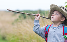 Adventure trail at Thornwick Bay