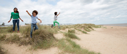 Direct access to Great Yarmouth's beachfront at Seashore