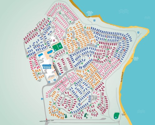 Map of Berwick Holiday Centre