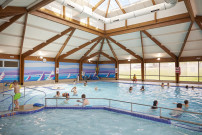 Indoor and outdoor pool at Allhallows