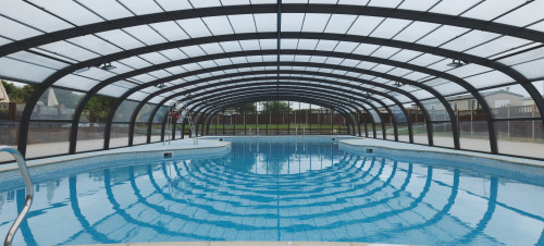 A roof now allows swimmers to use the former outdoor pool all season at Haven's Hopton site in Norfolk