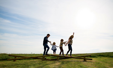 Adventure trail at Haggerston Castle