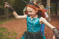 Dress up as a princess, a vampire or a skeleton for Halloween