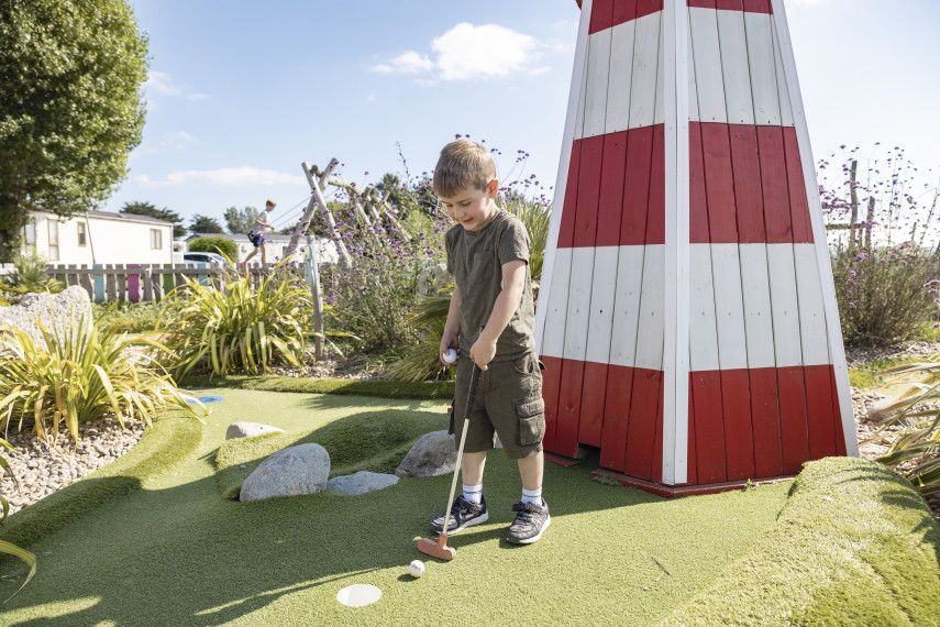 Play crazy golf at The Bunker 