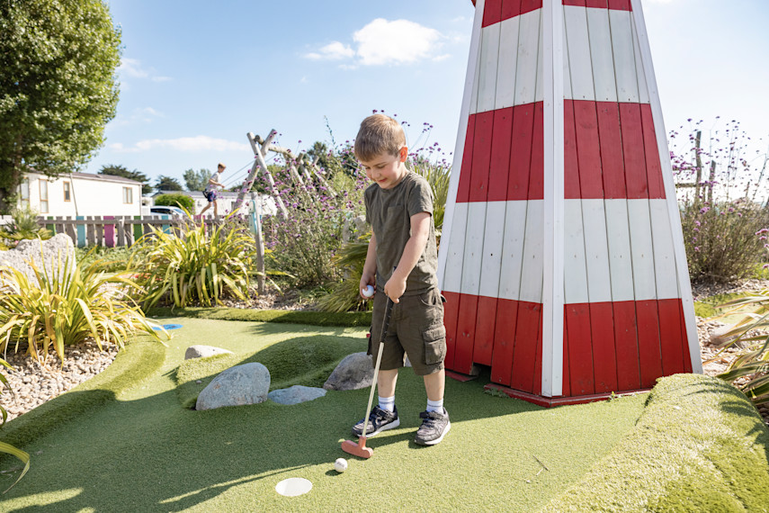 Play crazy golf at The Bunker