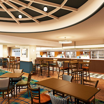 Computer generated image of the brand new J D Wetherspoon pub, launching soon at Cala Gran.