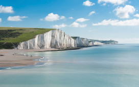 A stunning view of the White Cliffs of Dover