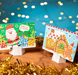 Create a mosaic masterpiece from a choice of designs.