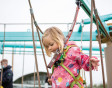 The Mini Aerial Adventure and Climbing Walls at Kent Coast Adventure Village